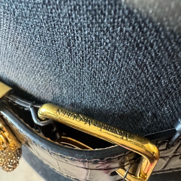 Alexander McQueen Skull Croc Embossed leather - Picture 5 of 10